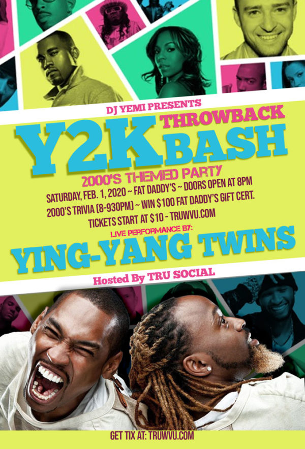 Y2K Throwback Bash Ft. Ying Yang Twins